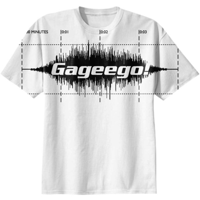 A t-shirt fitting for a cutting edge ensemble for modern music.
