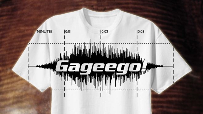 Gageego! Attitude Overprint T-shirt