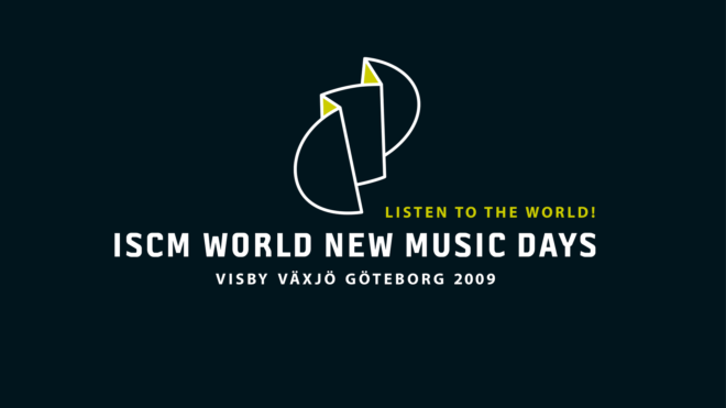 ISCM: Listen to the world 2009 - logotyp