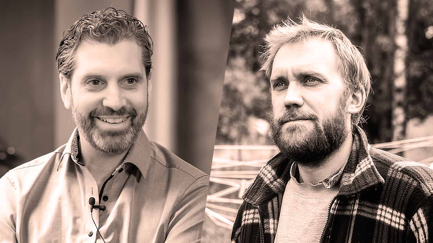 Henrik Denerin och Tomas Hulenvik, foto: okänd respektive Kristoffer Granath